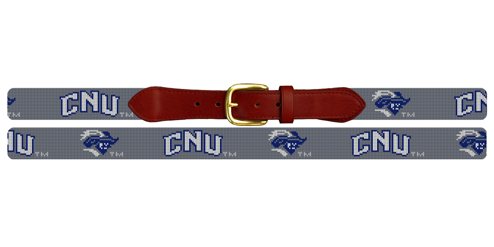 Christopher Newport University Needlepoint Belt