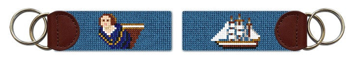 Kane Lodge Needlepoint Key Fob