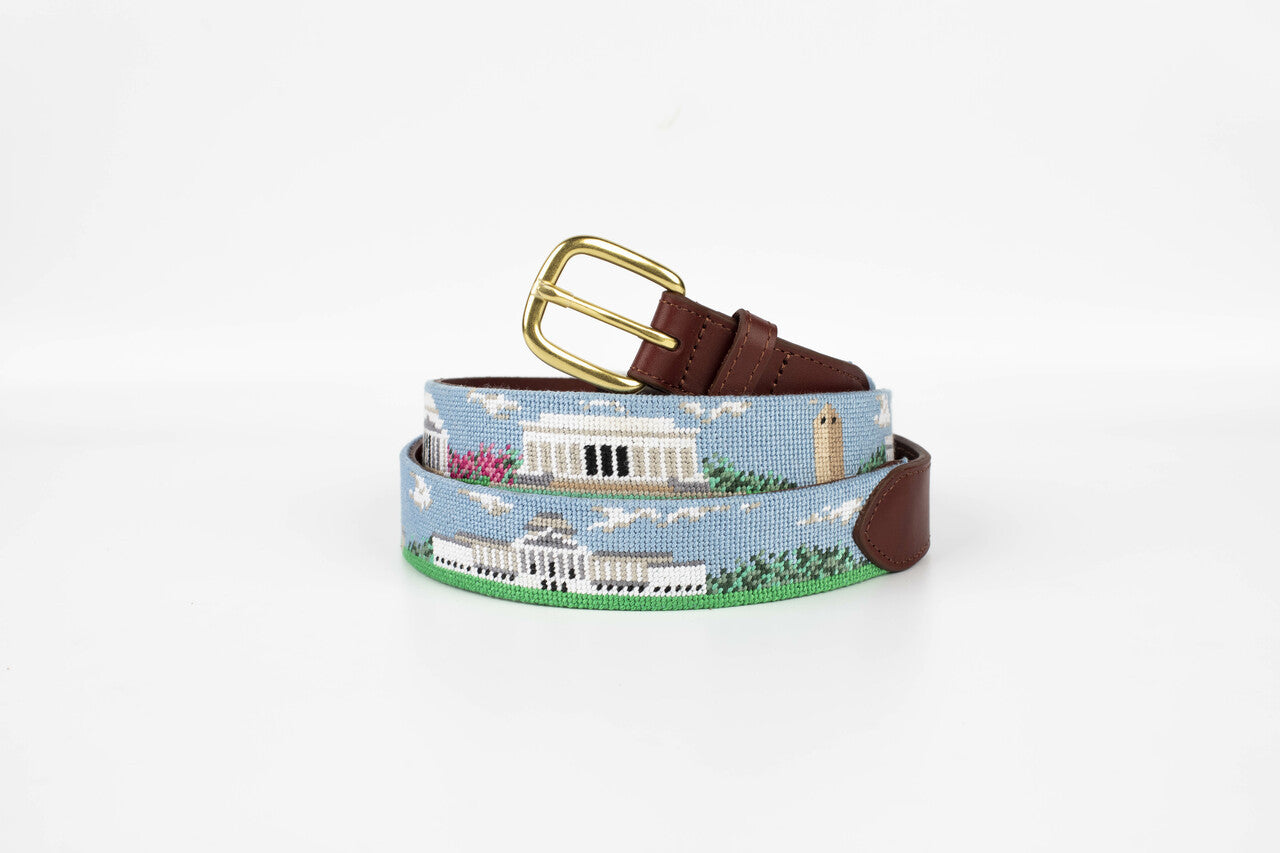 Washington DC Needlepoint Belt - Capital City Pride 