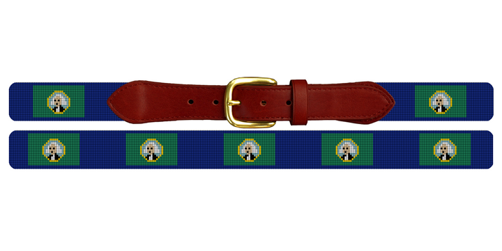 Washington Flag Needlepoint Belt