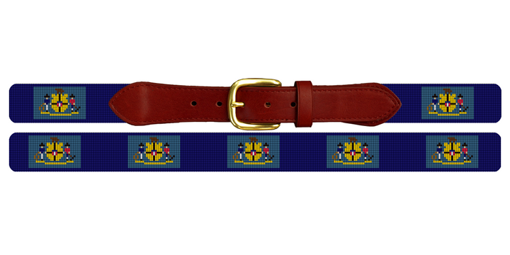 Wisconsin Flag Needlepoint Belt