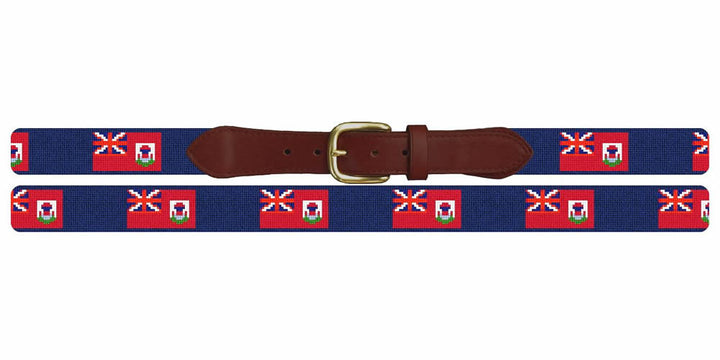 Bermuda Flag Needlepoint Belt