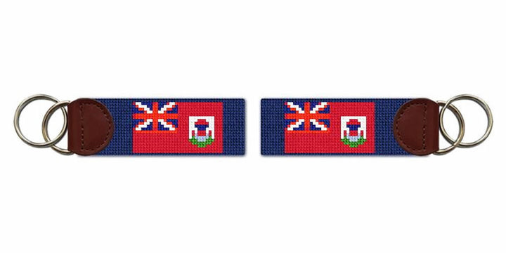 Bermuda Flag Needlepoint Key Fob