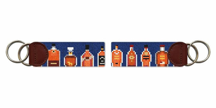 Best Bourbon Needlepoint Key Fob