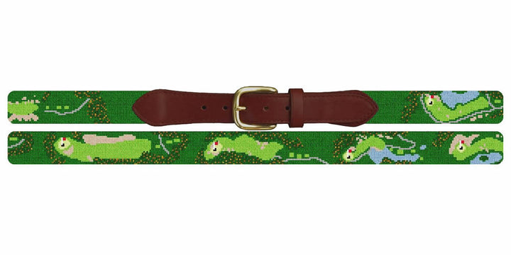 Renaissance Golf Club Needlepoint Belt